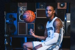 白金登场!莫兰特&波普上身示范 灰熊发布新赛季城市版球衣!